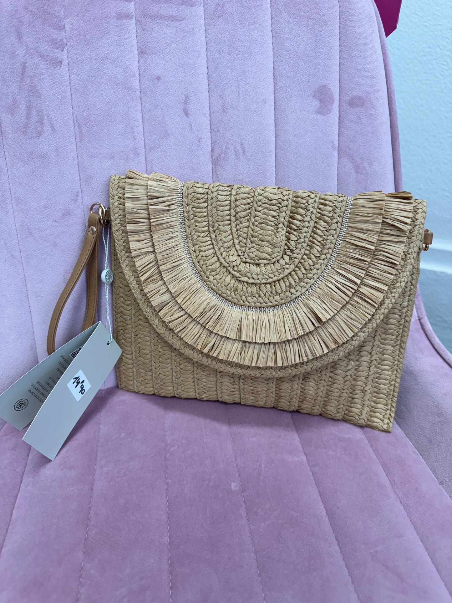 Bolso color beige