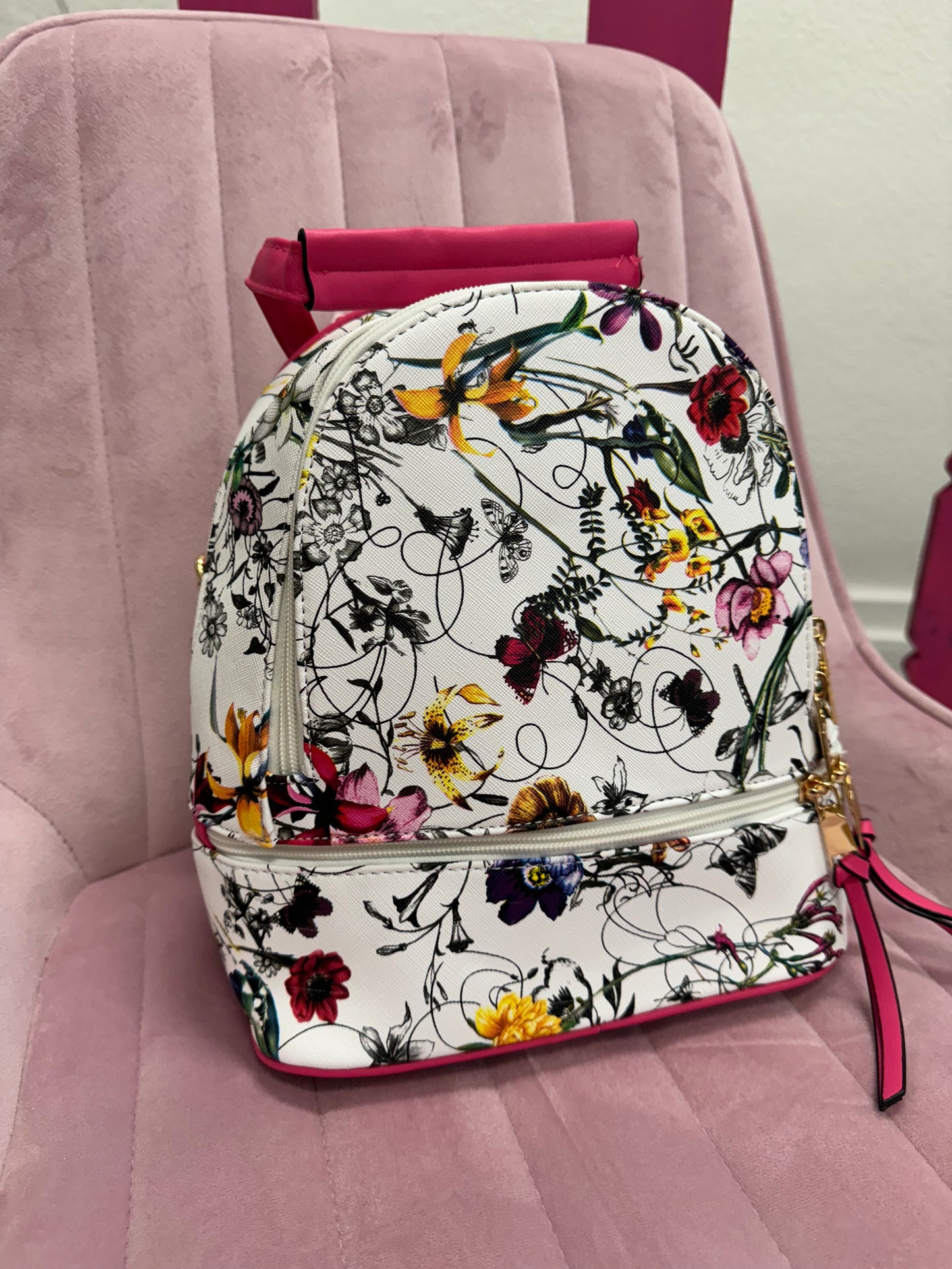 Mochila flores