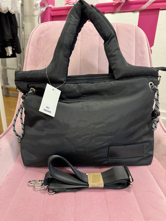 Bolso negro nylon